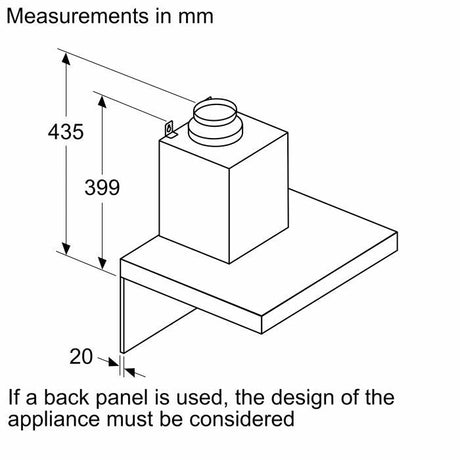 Bosch DWB97BK61T Wall Mounted Cooker Hood | TBM Online