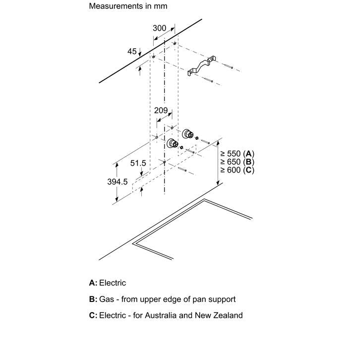 Bosch DWB98JQ50B Cooker Hood Stainless Steel Eco Silence Drive SS 843M3/H | TBM Online