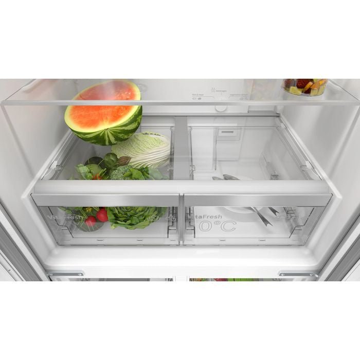 Bosch KMC85LBEA 4 Doors Fridge French Door Bottom Mount 547L Black | TBM Online