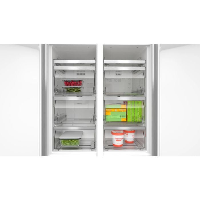 Bosch KMC85LBEA 4 Doors Fridge French Door Bottom Mount 547L Black | TBM Online