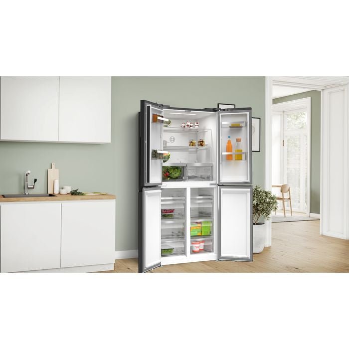 Bosch KMC85LEEA 4 Doors Fridge French Door Bottom Mount 547L Grey | TBM Online