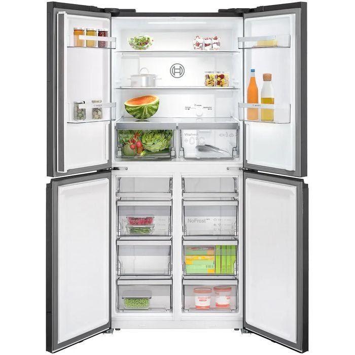 Bosch KMC85LEEA 4 Doors Fridge French Door Bottom Mount 547L Grey | TBM Online