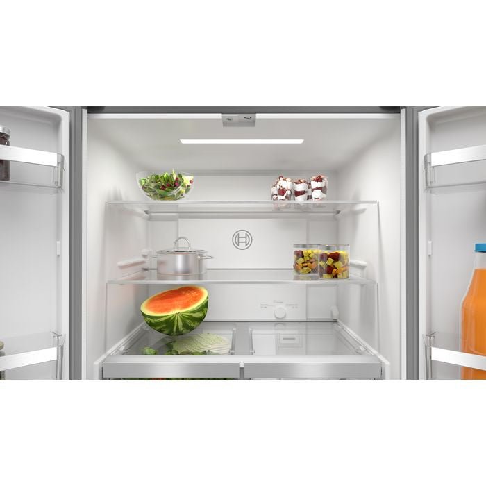 Bosch KMC85LEEA 4 Doors Fridge French Door Bottom Mount 547L Grey | TBM Online