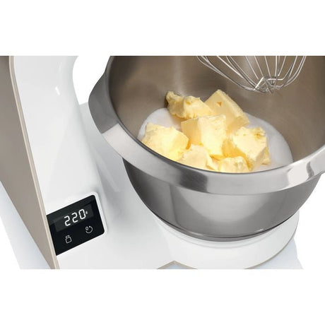 Bosch MUM5XW40 Kitchen Machine Stand Mixer Champagne/White | TBM Online
