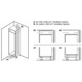 Bosch KIN86AF30O Fridge 2 Doors Fully Integrated Bottom Freezer G254L | TBM Online