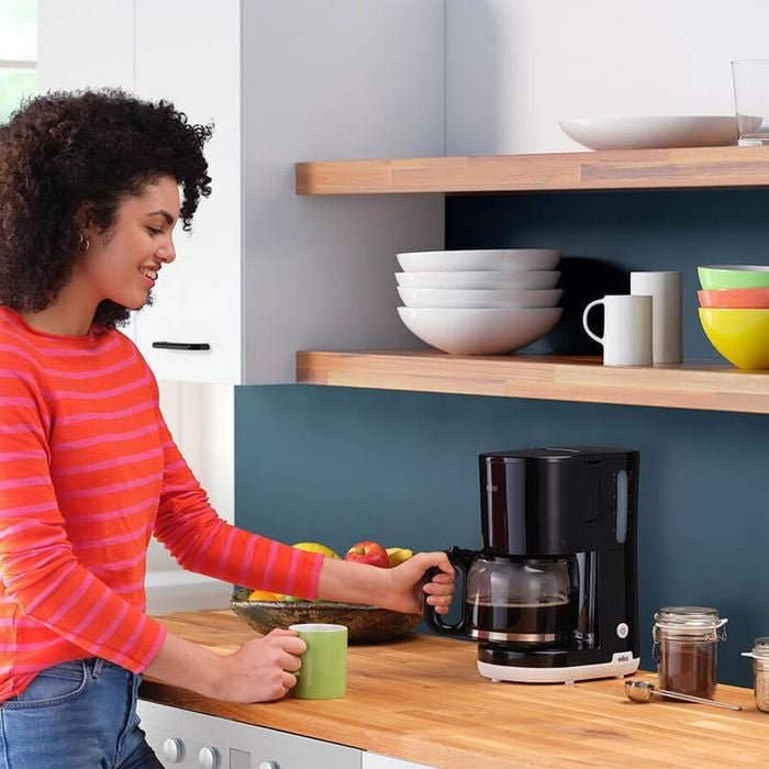 Braun KF1100BK Coffee Machine Breakfast 1000W Black | TBM Online