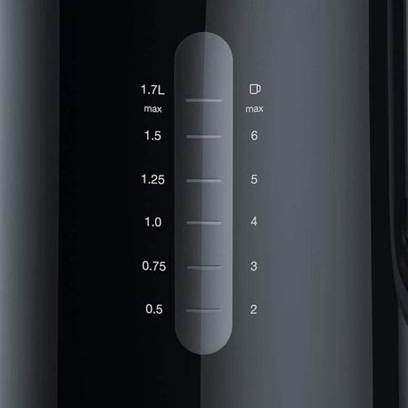 Braun WK1100BK 1.7L Kettle Breakfast Easy Filling And Fast Boiling Black | TBM Online