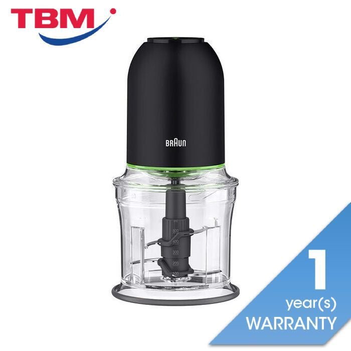 Braun CH3011BK Food Processors Multipractic 3 Chopper 500W Black | TBM Online