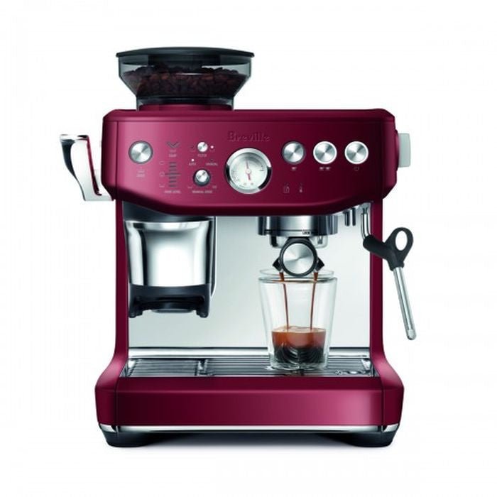 Breville BES876RVC The Barista Express Impress Espresso Coffee Machine Red Velvet 1850W | TBM Online