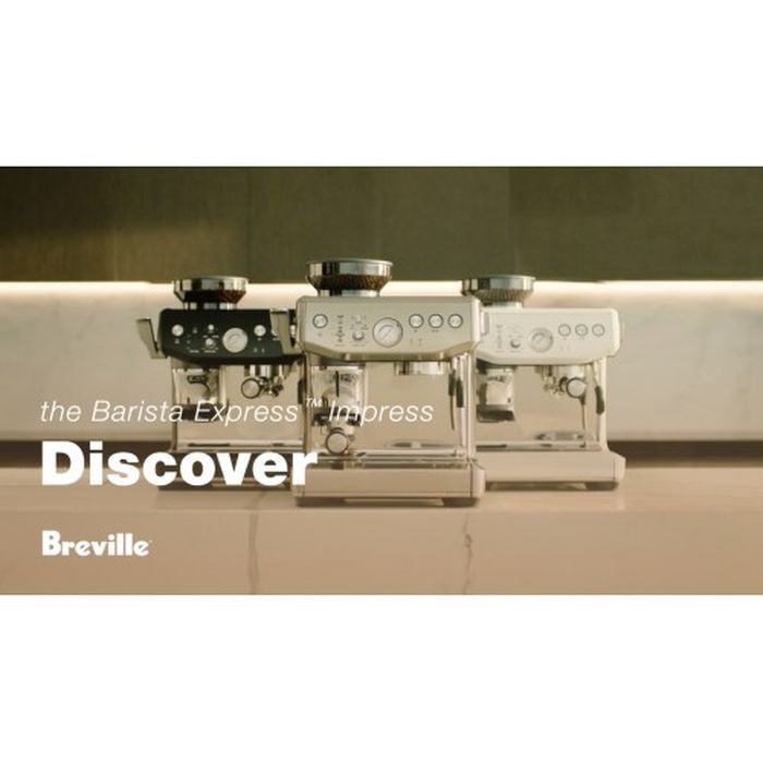 Breville BES876SST Espresso Coffee Machine Barista Express Impress | TBM Online