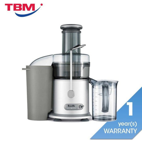 Breville JE 95 Juicer Fountain 850W Large Feed 2 Speed Silver | TBM Online