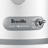 Breville JE 95 Juicer Fountain 850W Large Feed 2 Speed Silver | TBM Online