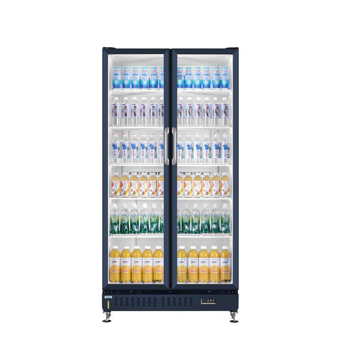 Haier Display Chiller Showcase 625L Air Cooling Technology R290A