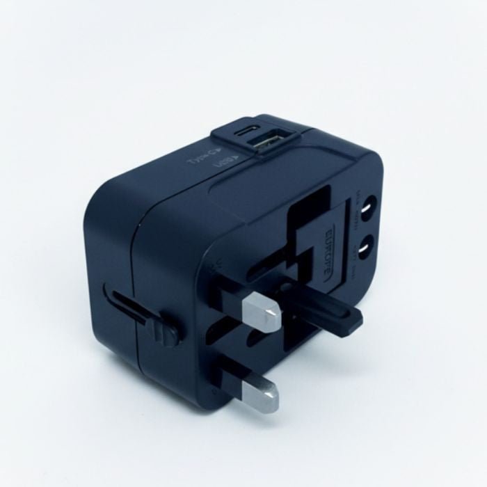 CE Integrated CE - HHT202 Universal Travel Adapter USB 1 Type - A + 1 Type - C | TBM Online
