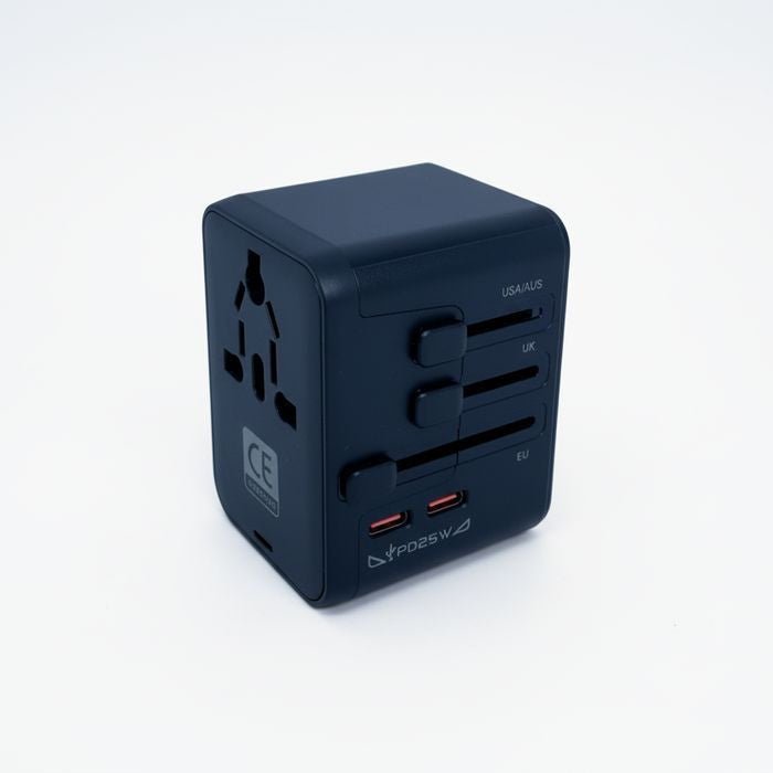 CE Integrated CE - HHT521 Universal Travel Adapter USB 2 Type - A + 2 Type - C | TBM Online