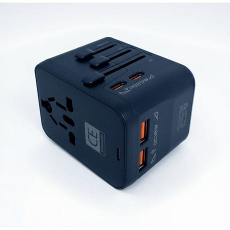 CE Integrated CE - HHT521 Universal Travel Adapter USB 2 Type - A + 2 Type - C | TBM Online