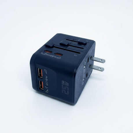 CE Integrated CE - HHT521 Universal Travel Adapter USB 2 Type - A + 2 Type - C | TBM Online