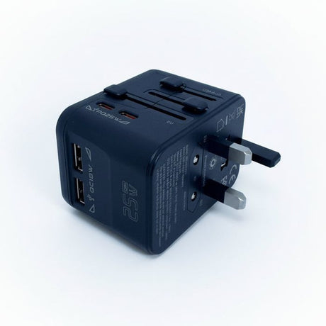 CE Integrated CE - HHT521 Universal Travel Adapter USB 2 Type - A + 2 Type - C | TBM Online