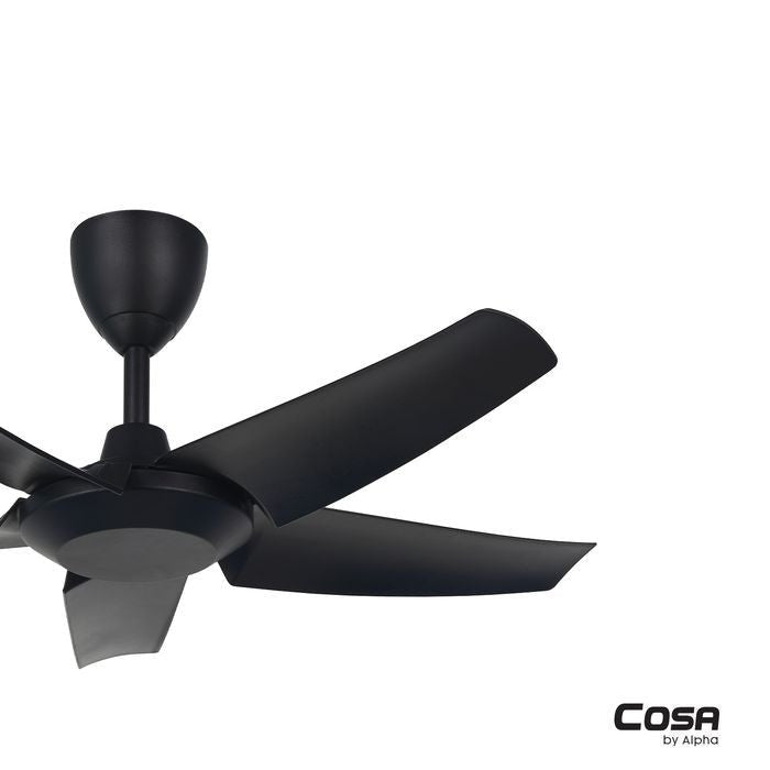 Cosa CX10 5B/40 MATT BLACK Ceiling Fan 40" 5 Blades Matt Black | TBM Online