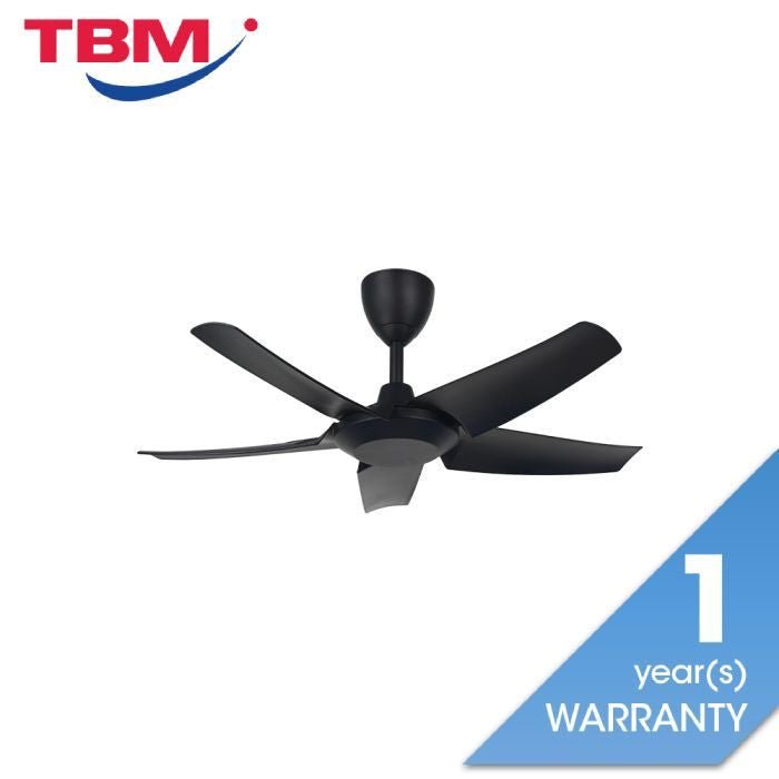 Cosa CX10 5B/40 MATT BLACK Ceiling Fan 40" 5 Blades Matt Black | TBM Online