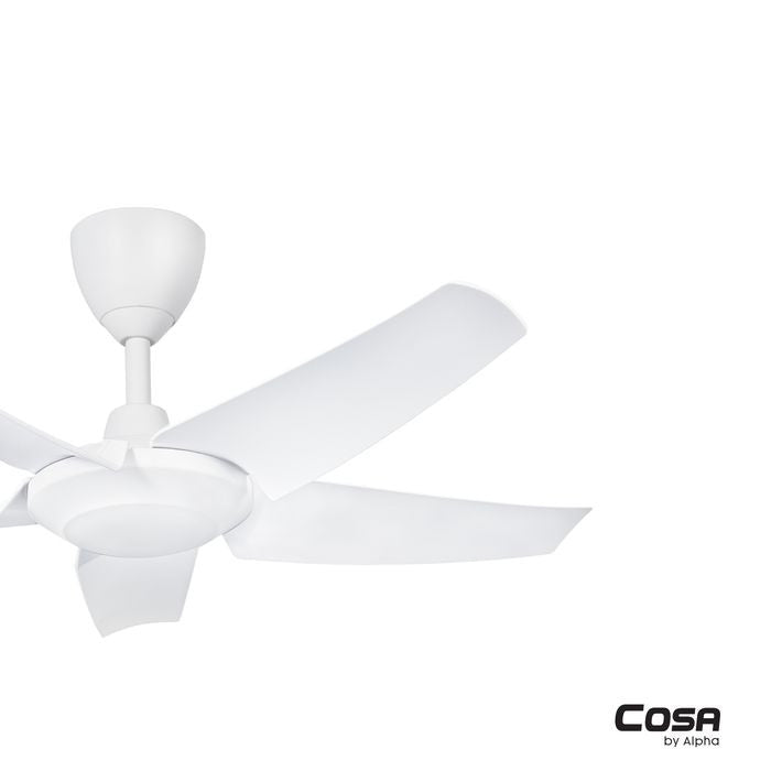 Cosa CX10 5B/40 MATT WHITE Ceiling Fan 40" 5 Blades Matt White | TBM Online