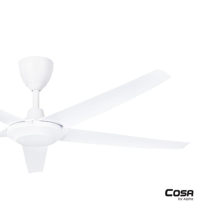 Alpha Cosa CX10 5B/56 MATT WHITE Ceiling Fan 56" 5 Blades Matt White | TBM Online