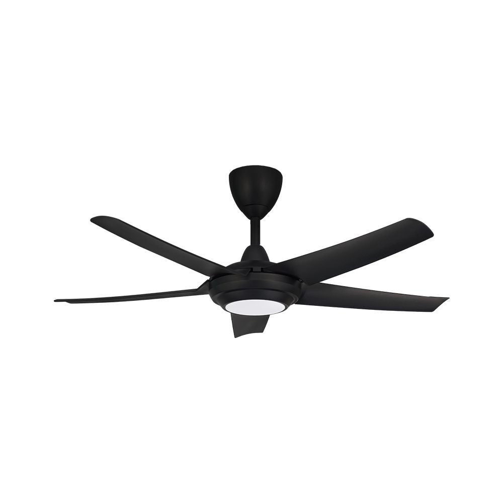 Alpha Cosa CX20 - 5B/46 LED MATT BLACK Ceiling Fan 46" 5 Blades DC Motor LED Matt Black | TBM Online