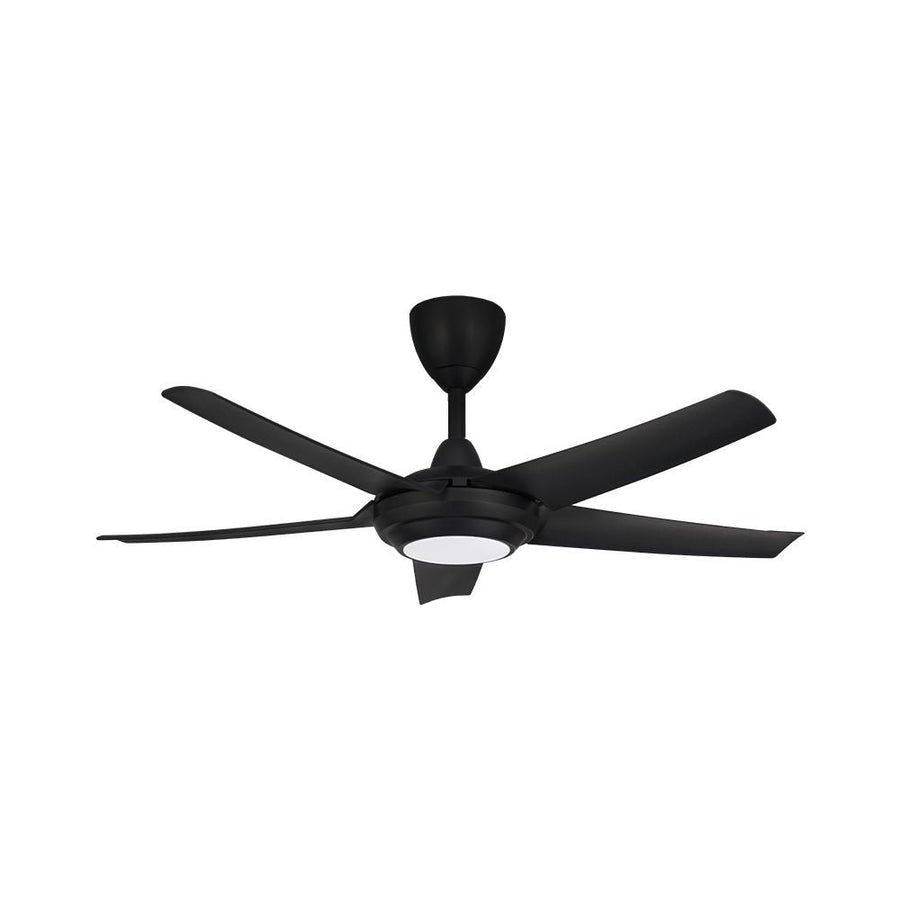 Alpha Cosa CX20 - 5B/46 LED MATT BLACK Ceiling Fan 46" 5 Blades DC Motor LED Matt Black | TBM Online