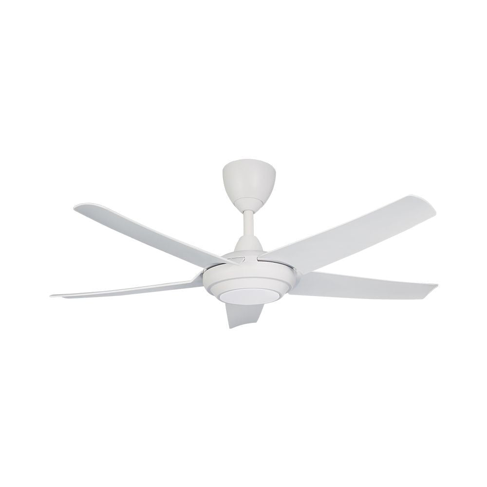 Alpha Cosa CX20 - 5B/46 LED MATT WHITE Ceiling Fan 46" 5 Blades DC Motor LED Matt White | TBM Online