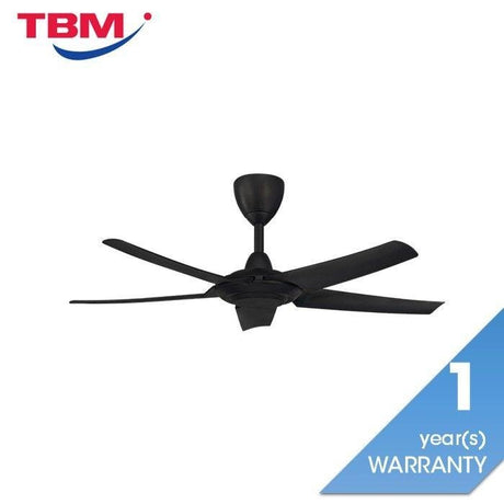 Alpha Caso CX20-5B/46 MATT BLACK Ceiling Fan 46" 5 Blades Matt Black | TBM Online