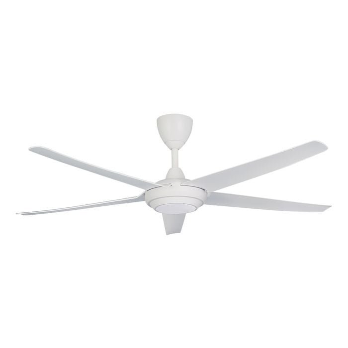Alpha Cosa CX20 - 5B/56 LED MATT WHITE Ceiling Fan 56" 5 Blades DC Motor LED Matt White | TBM Online