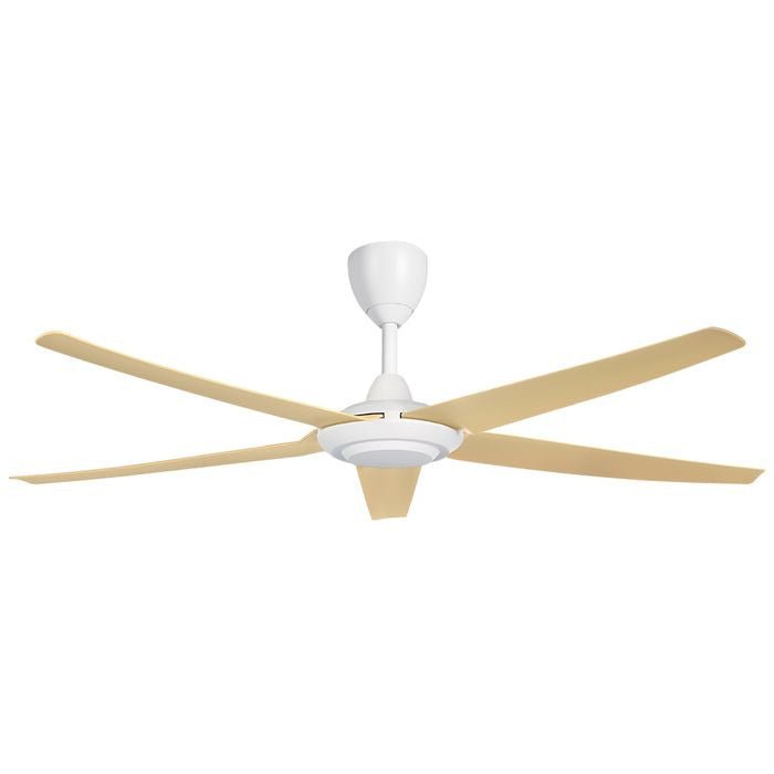 Alpha Cosa CX20 - 5B/56 MAPLE/MW Ceiling Fan 56" 5 Blades DC Motor Maple Matt White | TBM Online