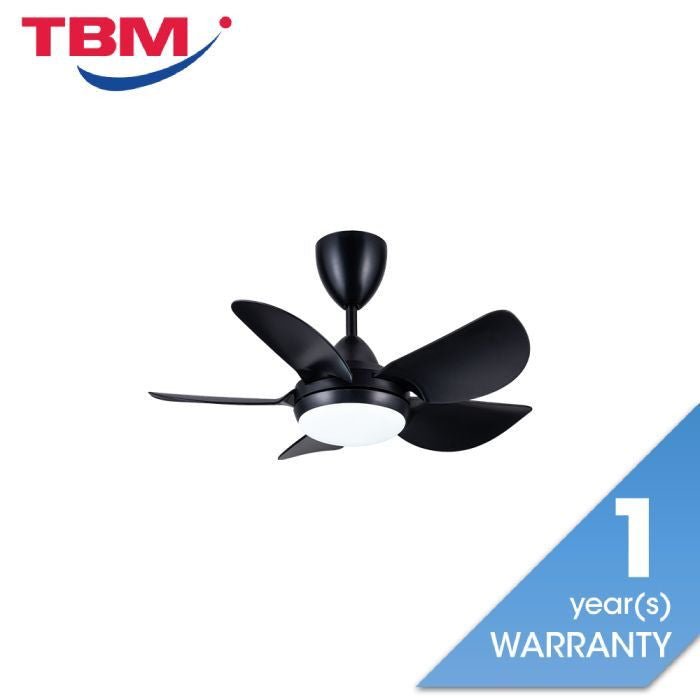 Cosa CX30 - 5B/30 LED MATT BLACK Ceiling Fan 30" 5 Blades Matt Black | TBM Online