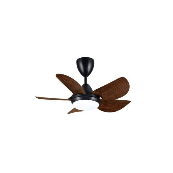 Cosa CX30 - 5B/30 LED WALNUT MATT BLACK Ceiling Fan 30" 5 Blades AC Motor Walnut Matt Black | TBM Online