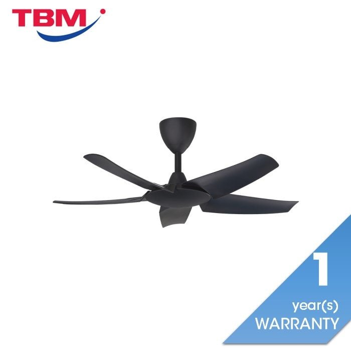 Alpha Cosa EX9 5B/40 MATT BLACK 5 Blades 40 Inch DC Motor Matt Black | TBM Online