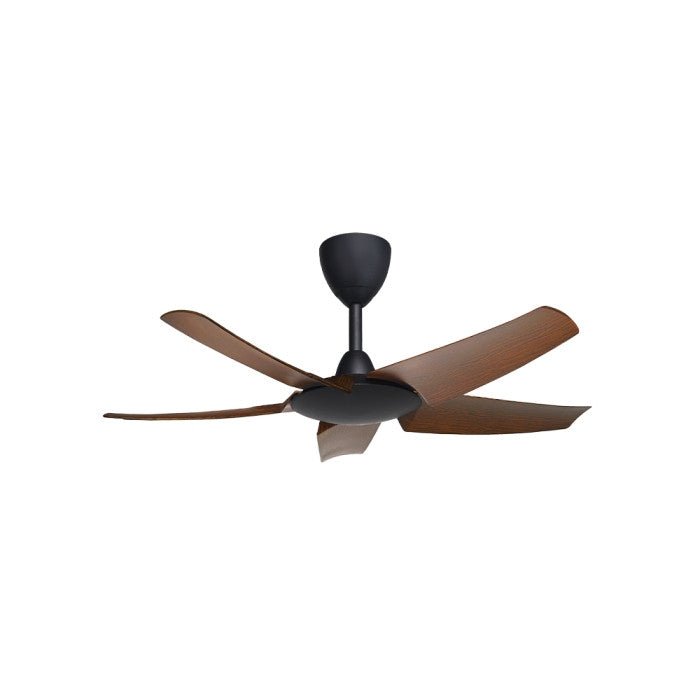 Alpha Cosa EX9 5B/40 WALNUT MATT BLACK Ceiling Fan 40" 5 Blades DC Motor Walnut Matt Black | TBM Online