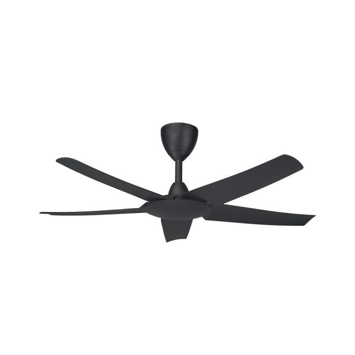 Alpha Cosa EX9 5B/46 MATT BLACK Ceiling Fan 46" 5 Blades DC Motor Matt Black | TBM Online