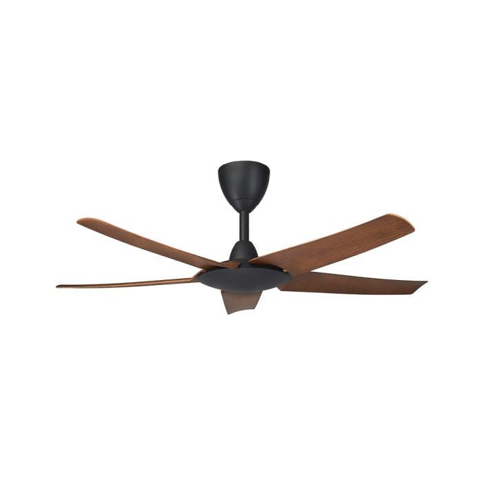 Alpha Cosa EX9 5B/46 WALNUT MATT BLACK Ceiling Fan 46" 5 Blades DC Motor Walnut Matt Black | TBM Online