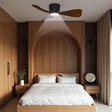Alpha Alkova MILI-3B/42 LED HG WALNUT/MB Ceiling Fan 42" 3 Blades Walnut Matt Black