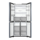 Haier G610L 4 Doors Fridge Twin Inverter Metal/Silk in Blue