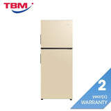 Haier 2 Doors Fridge 240L Non-Inverter Metal Finishing Beige