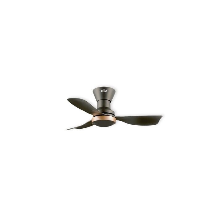Deka CONCEPT MINI LED MAGNESIUM Ceiling Fan 34" 3 Blades With LED Magnesium | TBM Online