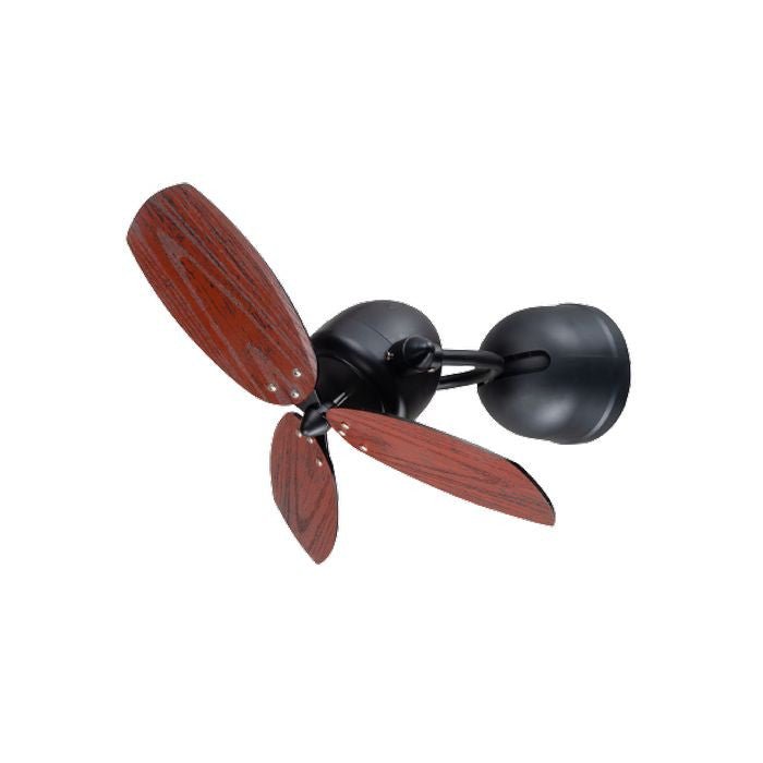 Deka MDC168 BLACK WALNUT Ceiling Fan 16" 3 Blades DC Motor Black Walnut | TBM Online