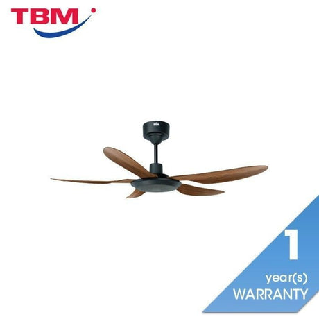 Deka F5DC 46 PRO OAK 46" 5 Blades DC Motor 20 Speeds Oak | TBM Online