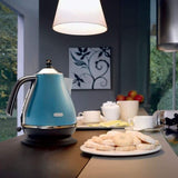 Delonghi KBO2001.B Stainless Steel Jug Kettle Blue | TBM Online