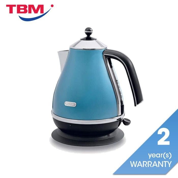 Delonghi KBO2001.B Stainless Steel Jug Kettle Blue | TBM Online