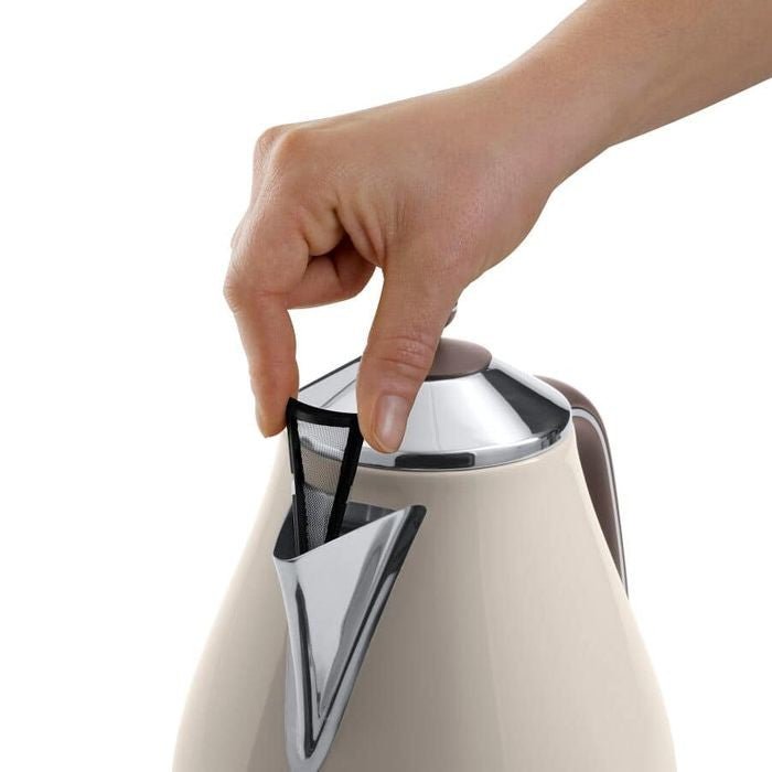 Delonghi KBOV2001.BG Stainless Steel Jug Kettle 1.7L Beige | TBM Online