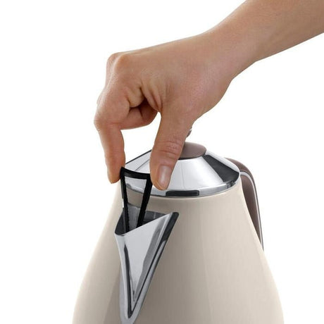 Delonghi KBOV2001.BG Stainless Steel Jug Kettle 1.7L Beige | TBM Online