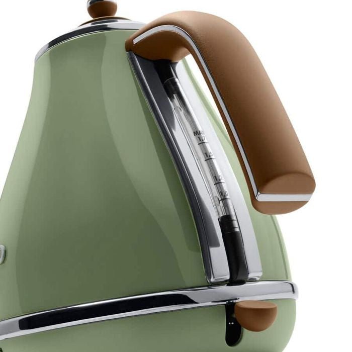 Delonghi KBOV2001.GR Stainless Steel Jug Kettle 1.7L Green | TBM Online