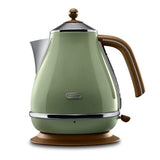Delonghi KBOV2001.GR Stainless Steel Jug Kettle 1.7L Green | TBM Online
